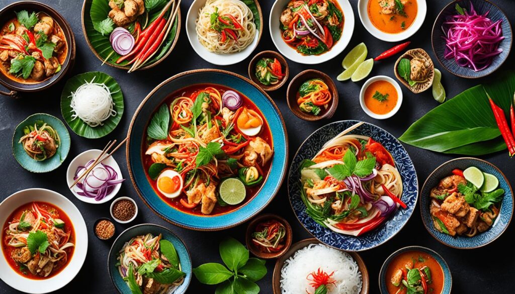 อาหารเอเชียที่กระทำให้เปลี่ยนความเป็นไทย